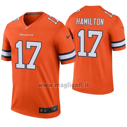Maglia NFL Legend Denver Broncos Daesean Hamilton Arancione Color Rush